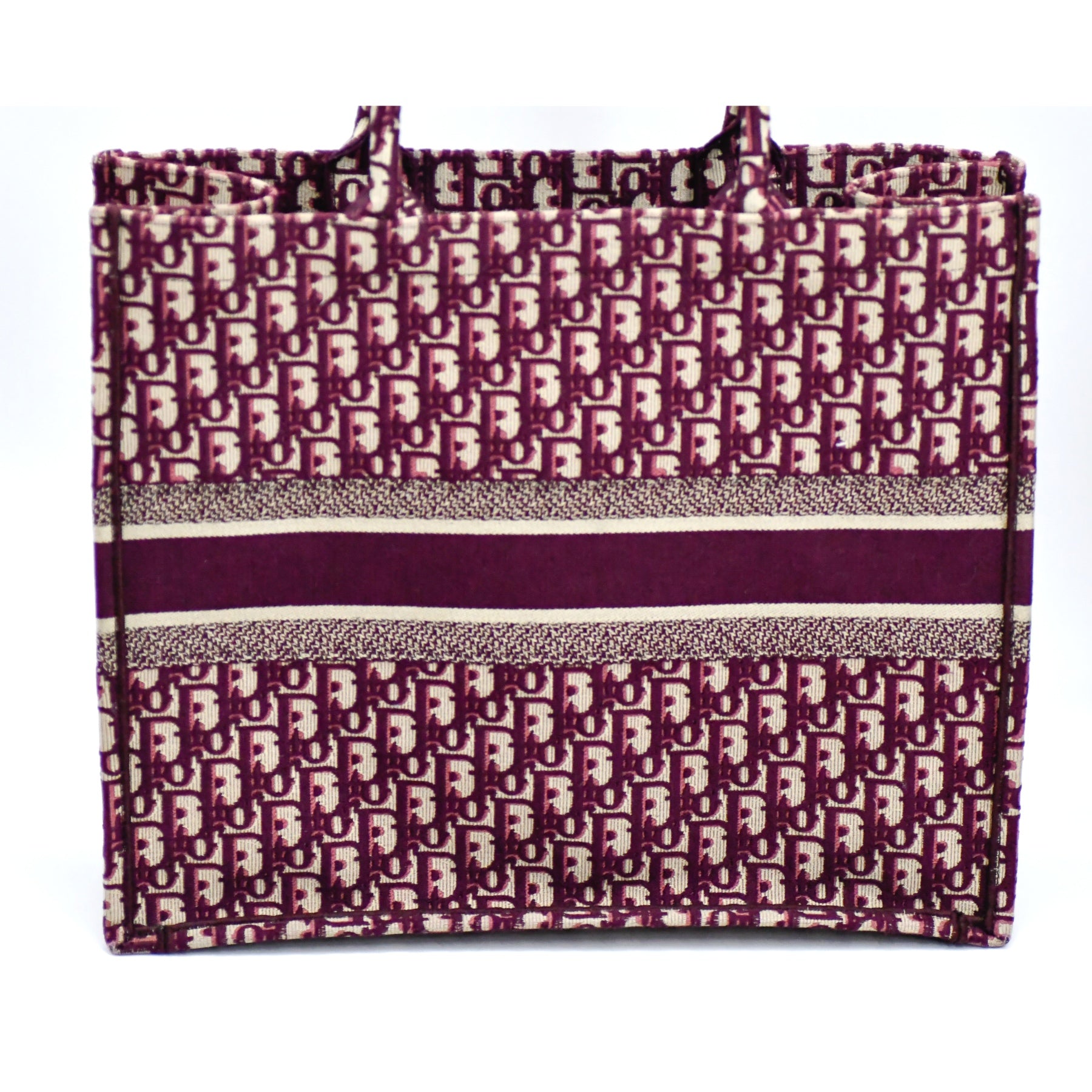 SAC Dior Book Tote oblique bordeaux