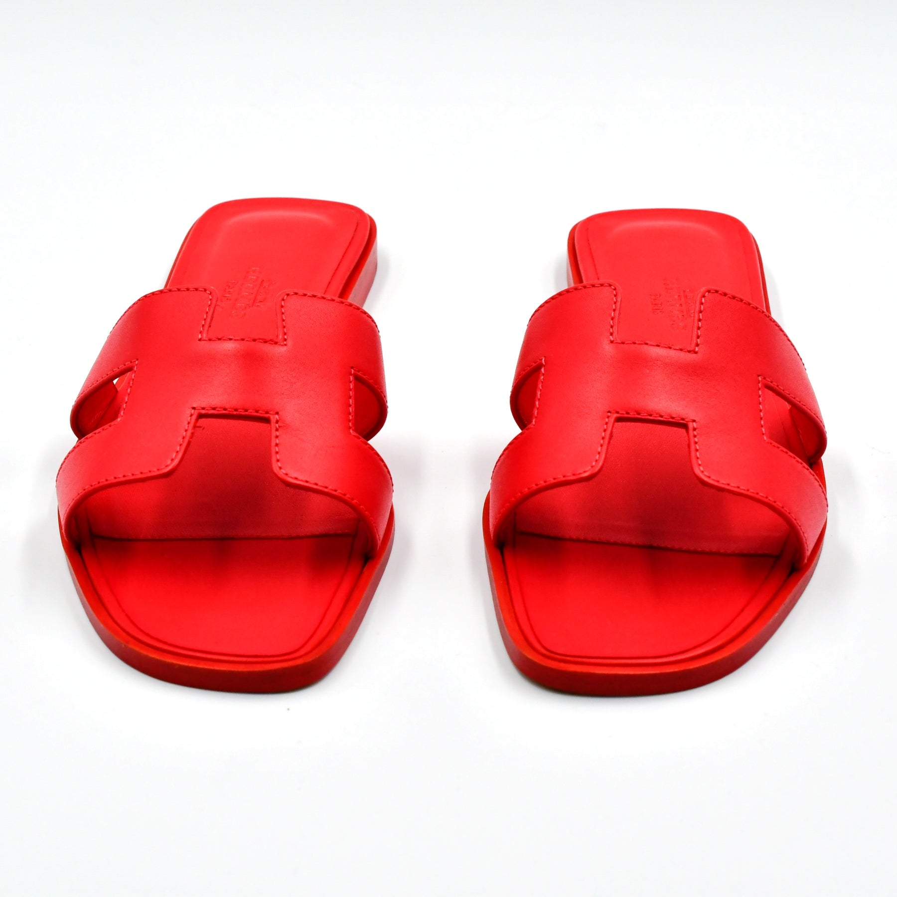 Sandales Hermès Oran Rouge Bali 36