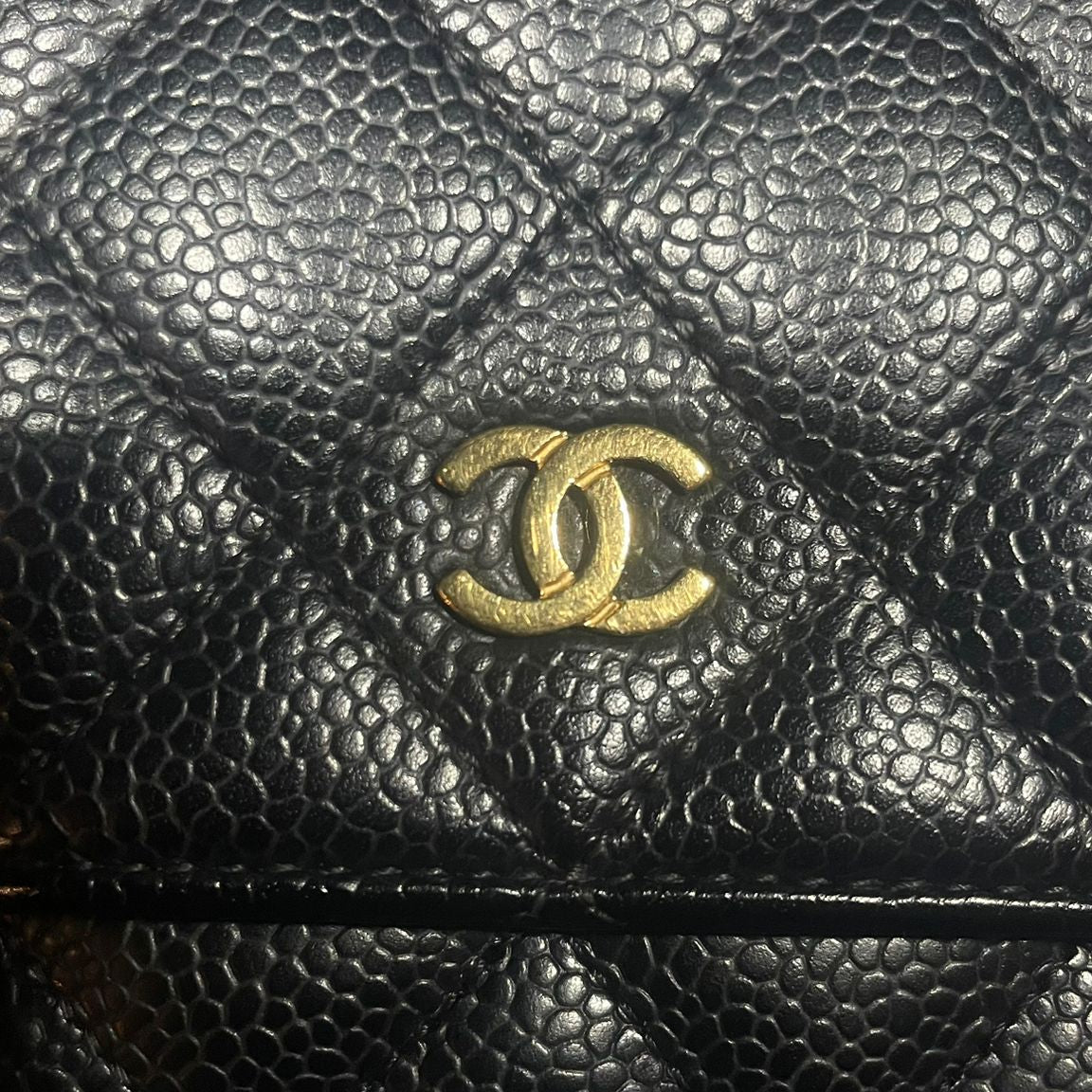 Sac Chanel Wallet on a chain cuir caviar