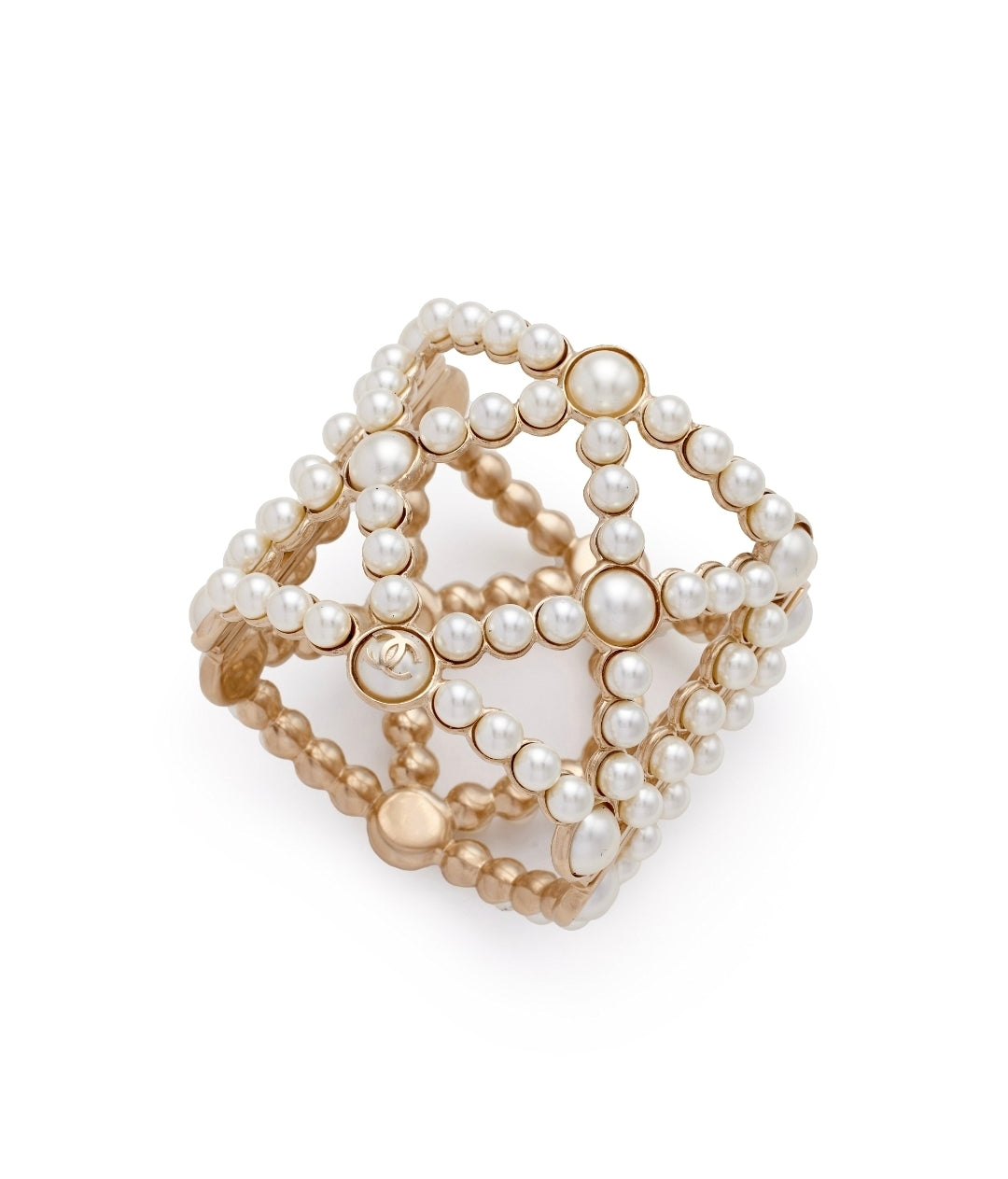 Magnifique manchette perles Chanel