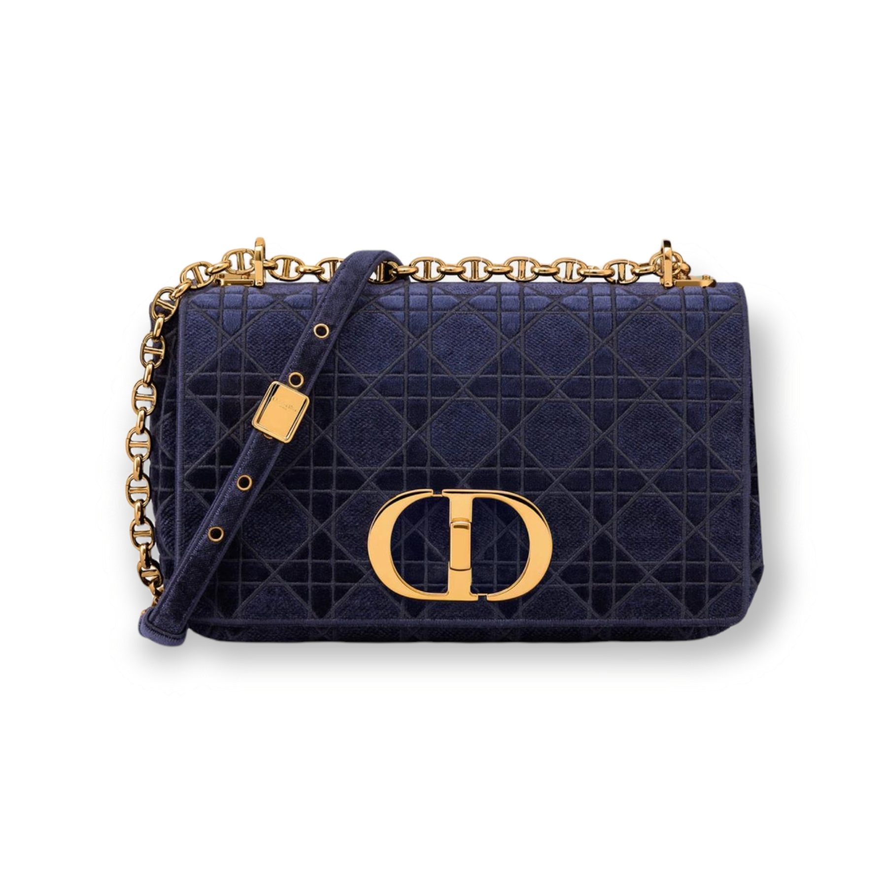Sac Dior Caro bleu