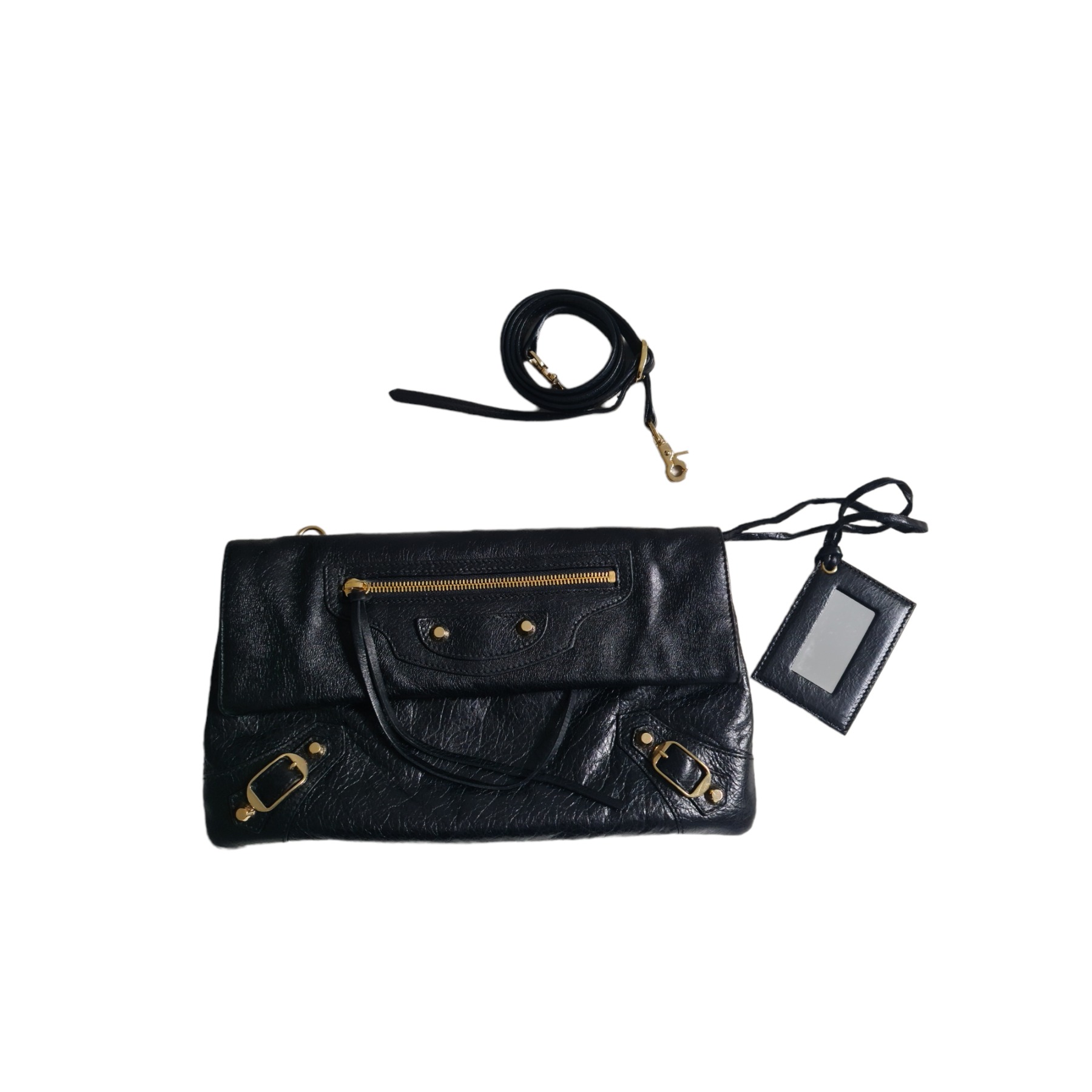 Sac pochette Balenciaga city noir