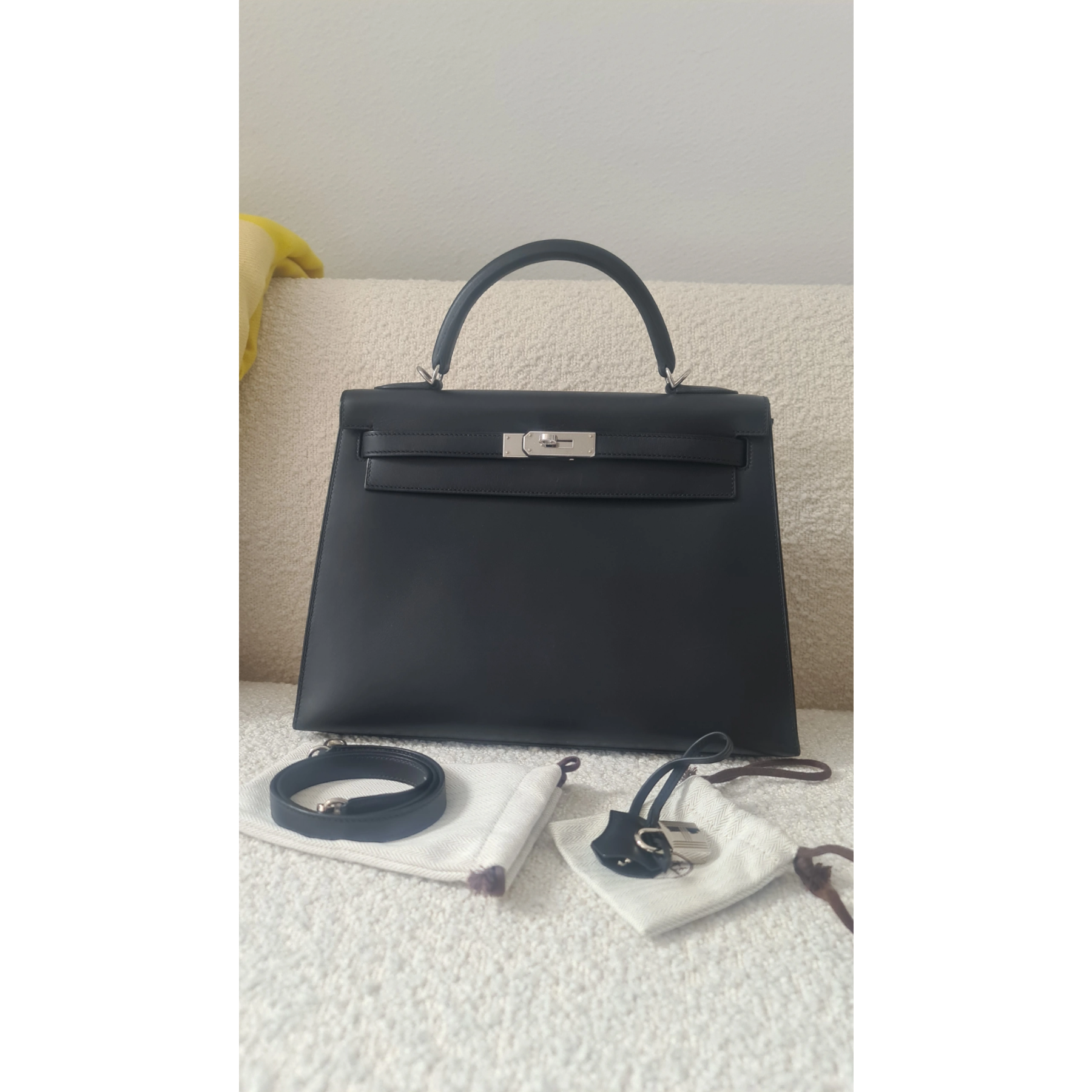 Hermès Kelly 32 sellier noir