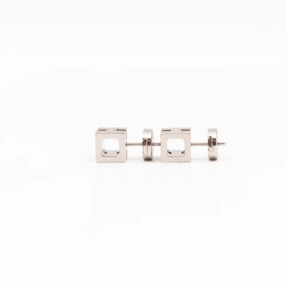 Boucles d'oreilles Hermès Cage d'H