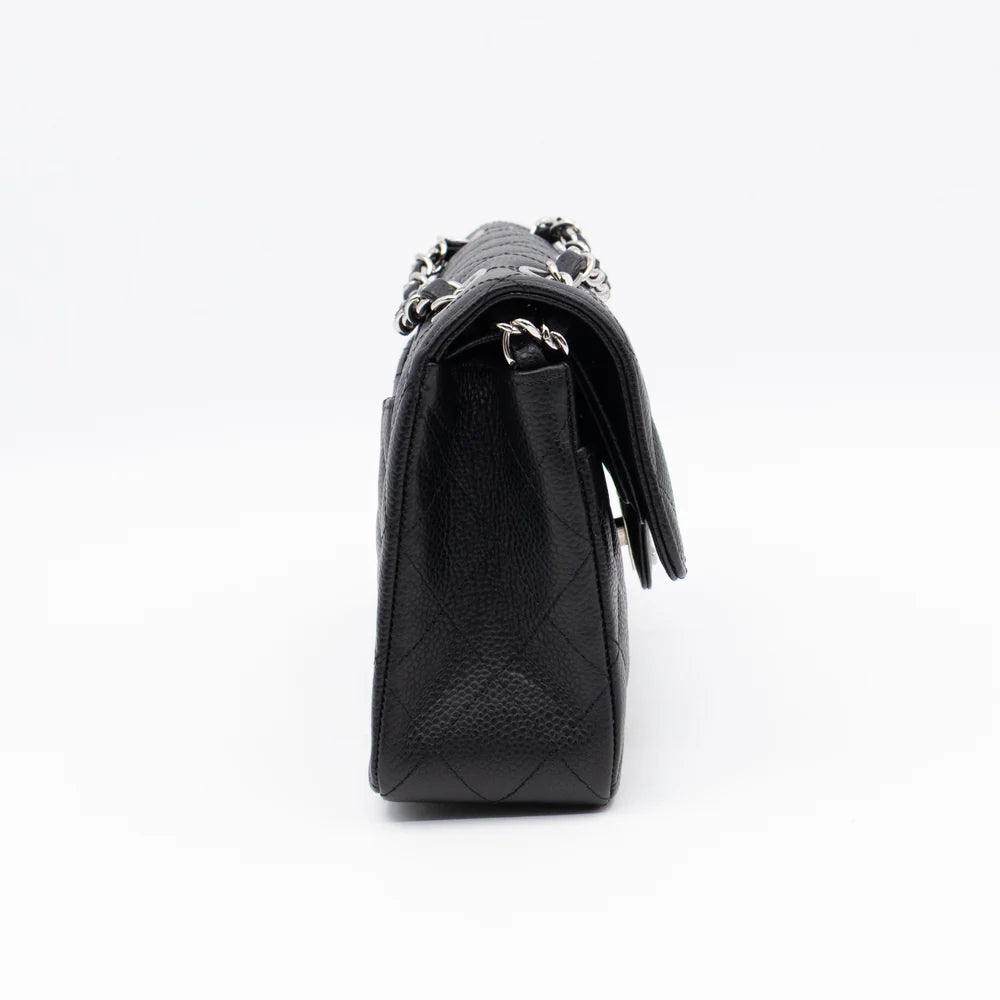 Sac Chanel timeless small 23cm caviar noir