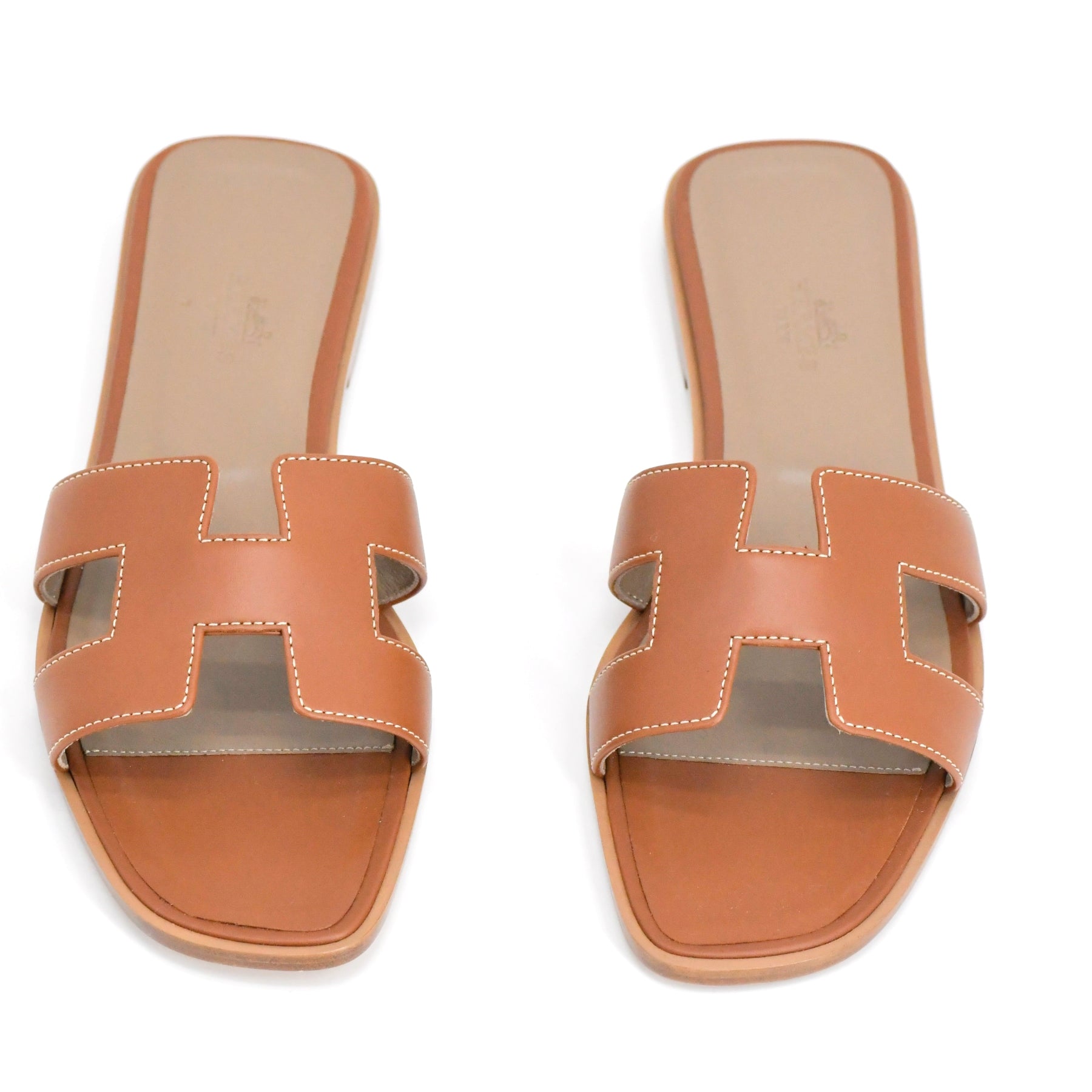Sandales-Hermès-Oran-Gold